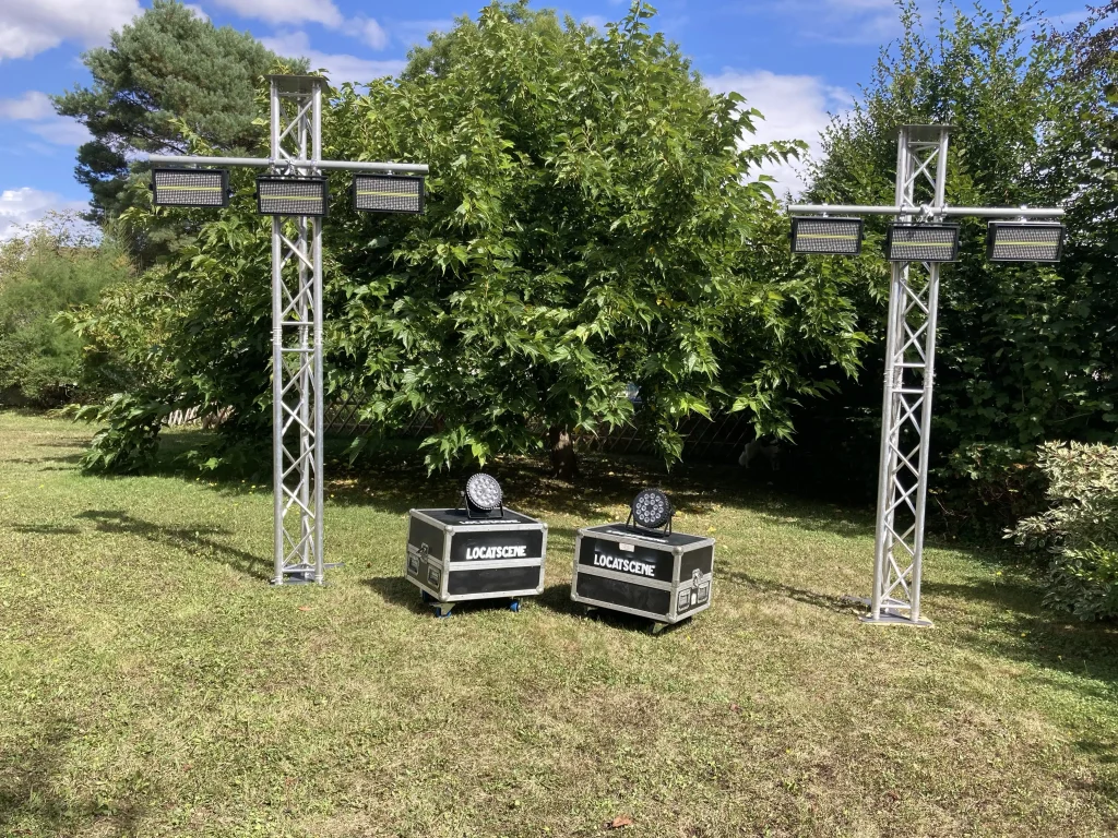 kit éclairage atomic à louer pour vos événements dans les Yvelines