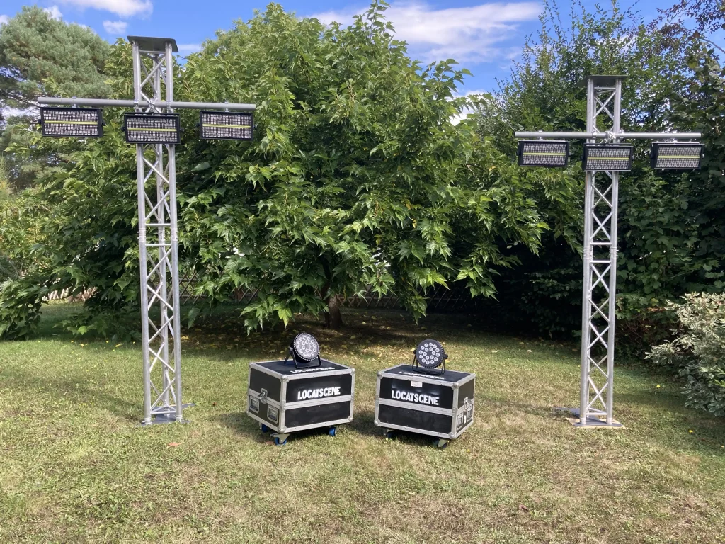 Location de kit éclairage atomic clé en main pour vos soirées et événements dans les Yvelines