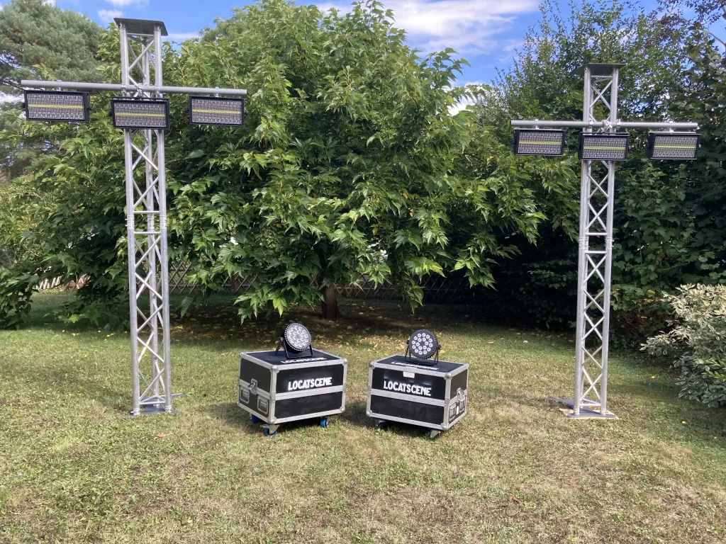 kit éclairage atomic clé en main pour soirées et événements dans les Yvelines