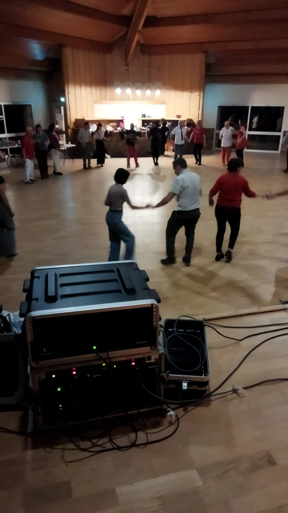 soirée SBK à Thoiry, sonorisation et éclairage pour l'association Los Diablos
